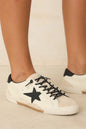 Vintage Havana Legend White & Black Star Sneaker