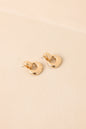 Everyday Luxe Gold Circle Drop Earrings