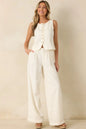 Z Supply Overlook Ivory Linen Pants